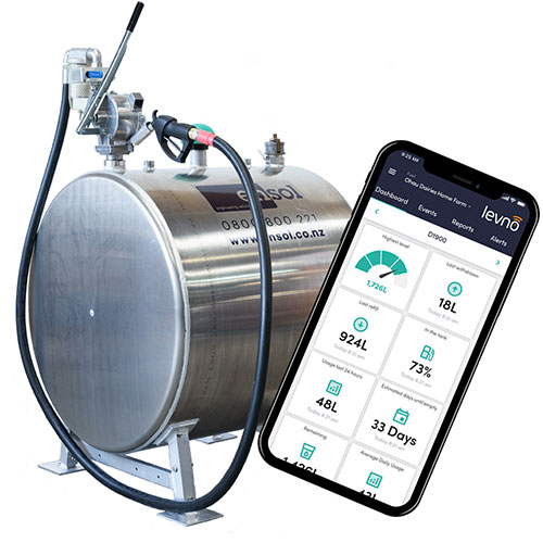 Ensol monitoring app and tank